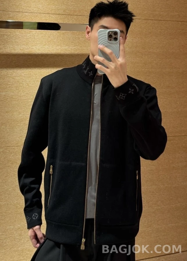 루이비통 루이비통 모노그램 니트 집업 자켓 상세 이미지