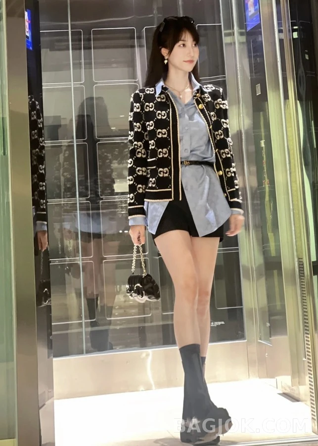 구찌 구찌 자카드 가디건 상세 이미지