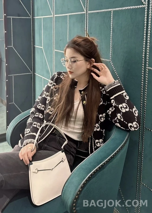 구찌 구찌 자카드 가디건 상세 이미지