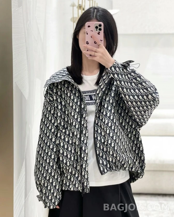 디올 디올 오블리크 후드 집업 자켓 상세 이미지