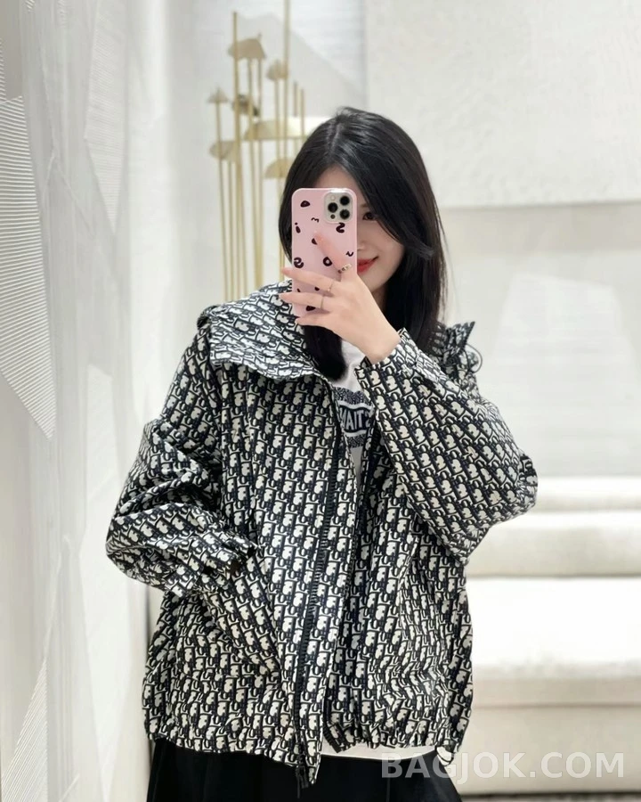 디올 디올 오블리크 후드 집업 자켓 상세 이미지