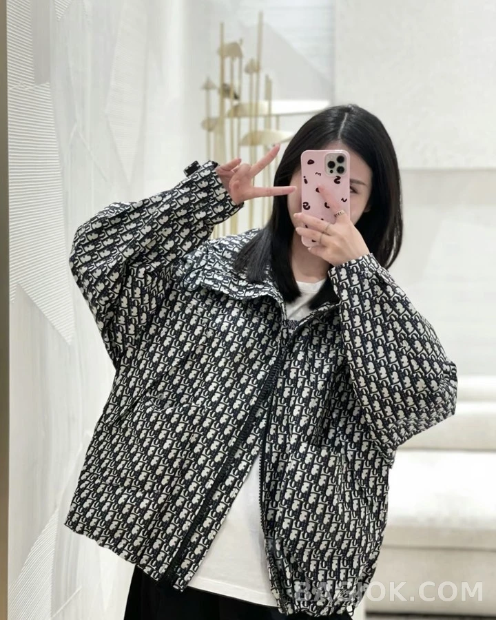 디올 디올 오블리크 후드 집업 자켓 상세 이미지