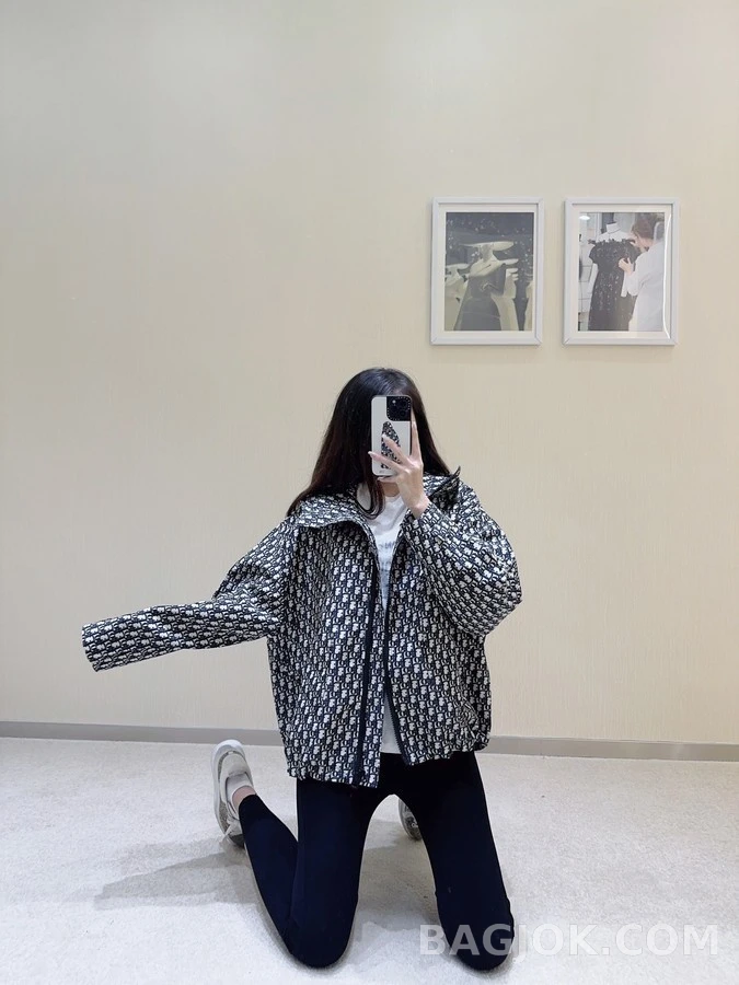 디올 디올 오블리크 후드 집업 자켓 상세 이미지