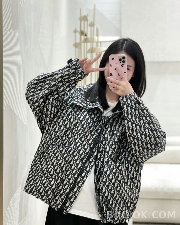 디올 디올 오블리크 후드 집업 자켓 상세 이미지