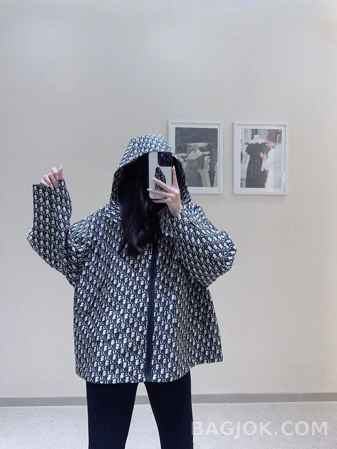 디올 디올 오블리크 후드 집업 자켓 상세 이미지