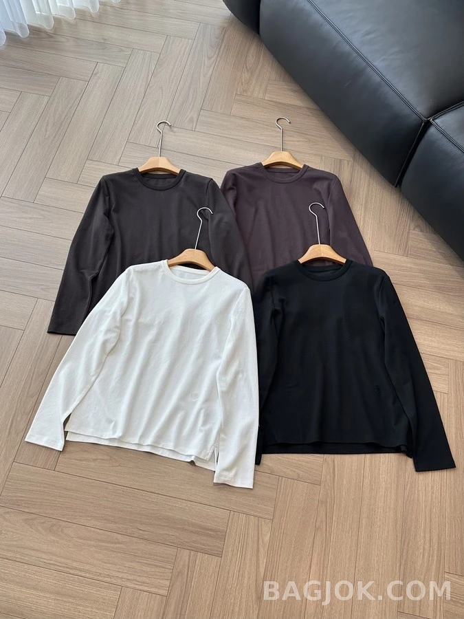 로로피아나 로로피아나 피마 코튼 긴팔 티셔츠 상세 이미지