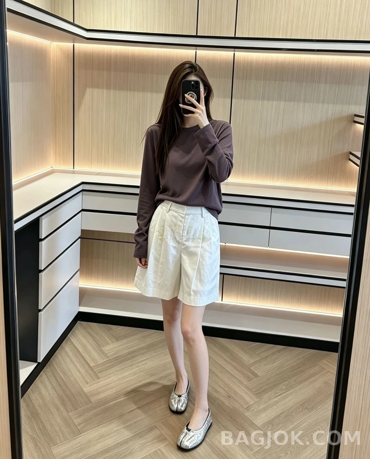 로로피아나 로로피아나 피마 코튼 긴팔 티셔츠 상세 이미지