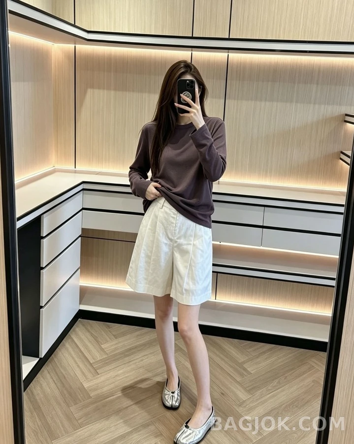 로로피아나 로로피아나 피마 코튼 긴팔 티셔츠 상세 이미지