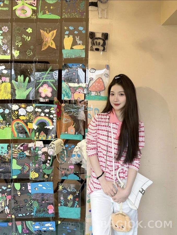 크롬하츠 크롬하츠 크로스 자카드 스트라이프 긴팔 티셔츠 상세 이미지