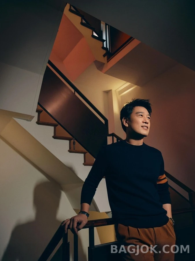 제냐 제냐 배색 스트라이프 니트 상세 이미지