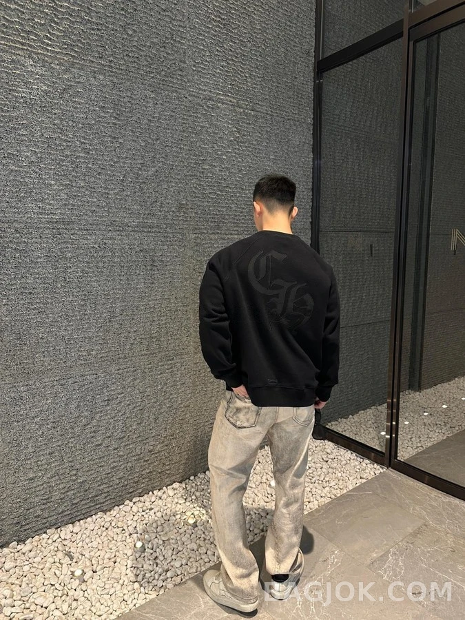 크롬하츠 크롬하츠 쓰리 크로스 맨투맨 상세 이미지