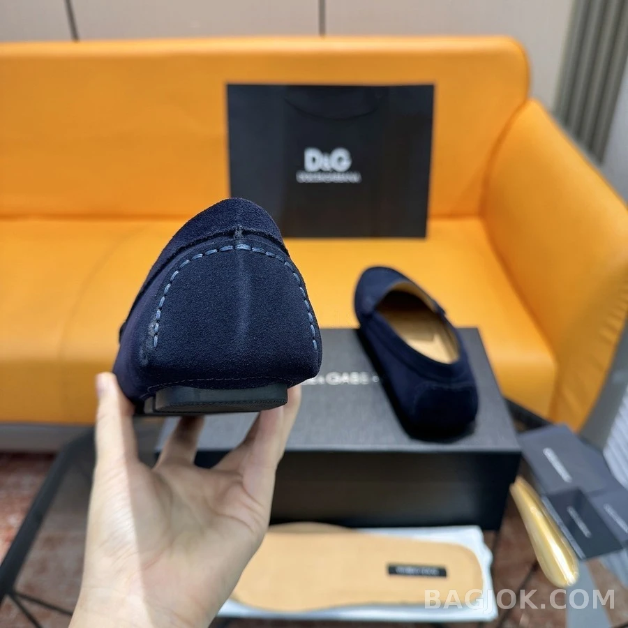 돌체앤가바나 돌체앤가바나 스웨이드 로고 드라이빙 슈즈 상세 이미지