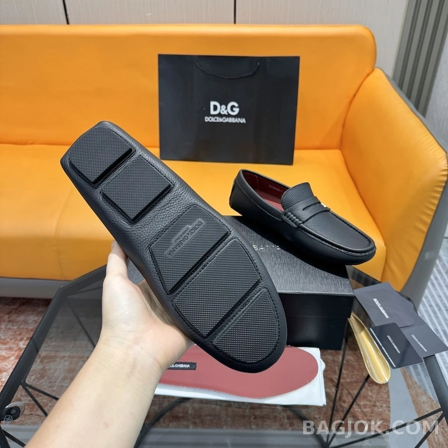 돌체앤가바나 돌체앤가바나 DG 로고 레더 로퍼 상세 이미지