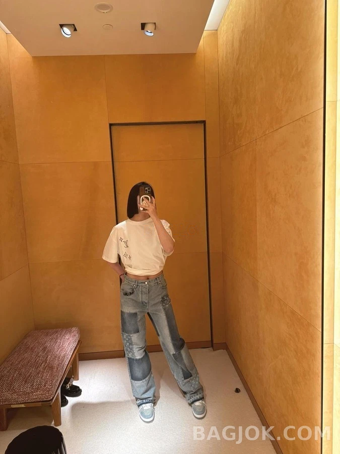 루이비통 루이비통 패치 데님 팬츠 상세 이미지
