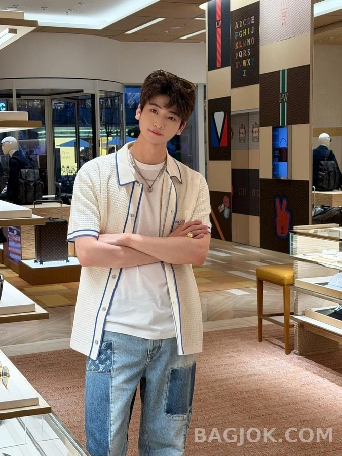 루이비통 루이비통 패치 데님 팬츠 상세 이미지