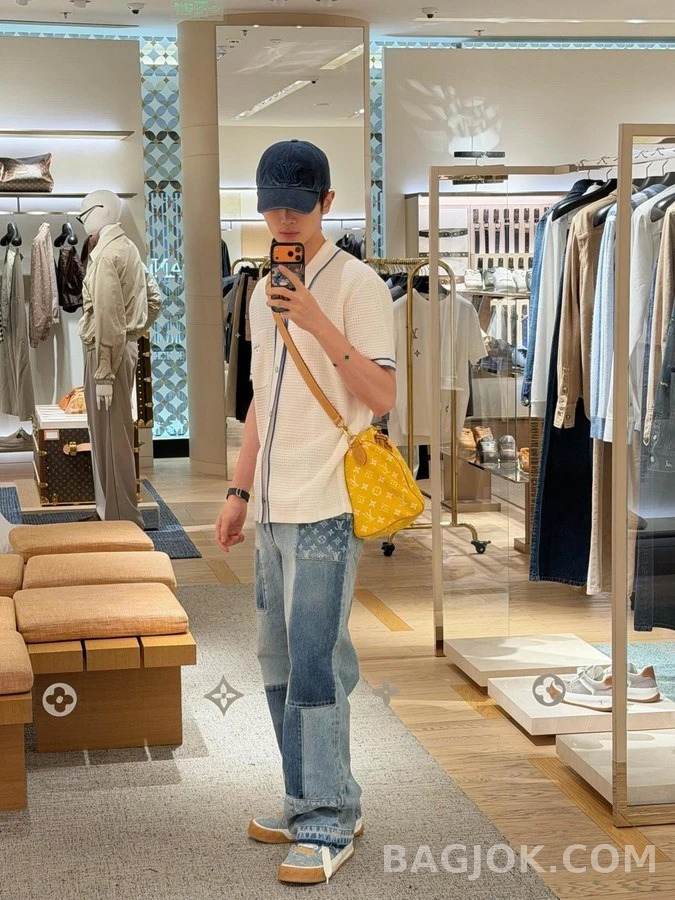 루이비통 루이비통 패치 데님 팬츠 상세 이미지