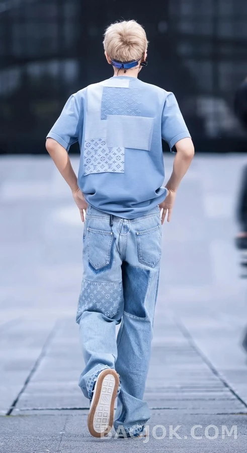 루이비통 루이비통 패치 데님 팬츠 상세 이미지