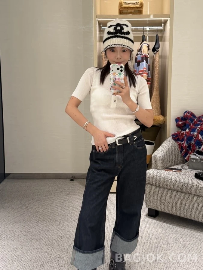 샤넬 샤넬 캐시미어 로고 비니 상세 이미지