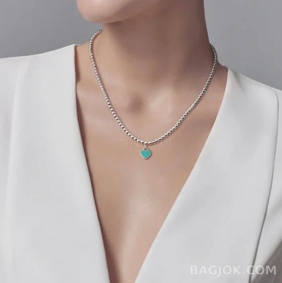 티파니앤코 티파니 앤 코 리턴투 티파니 하트 비드 목걸이 상세 이미지