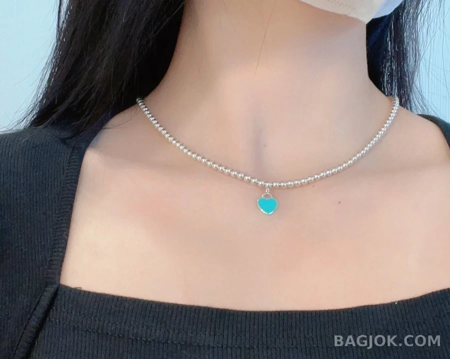 티파니앤코 티파니 앤 코 리턴투 티파니 하트 비드 목걸이 상세 이미지