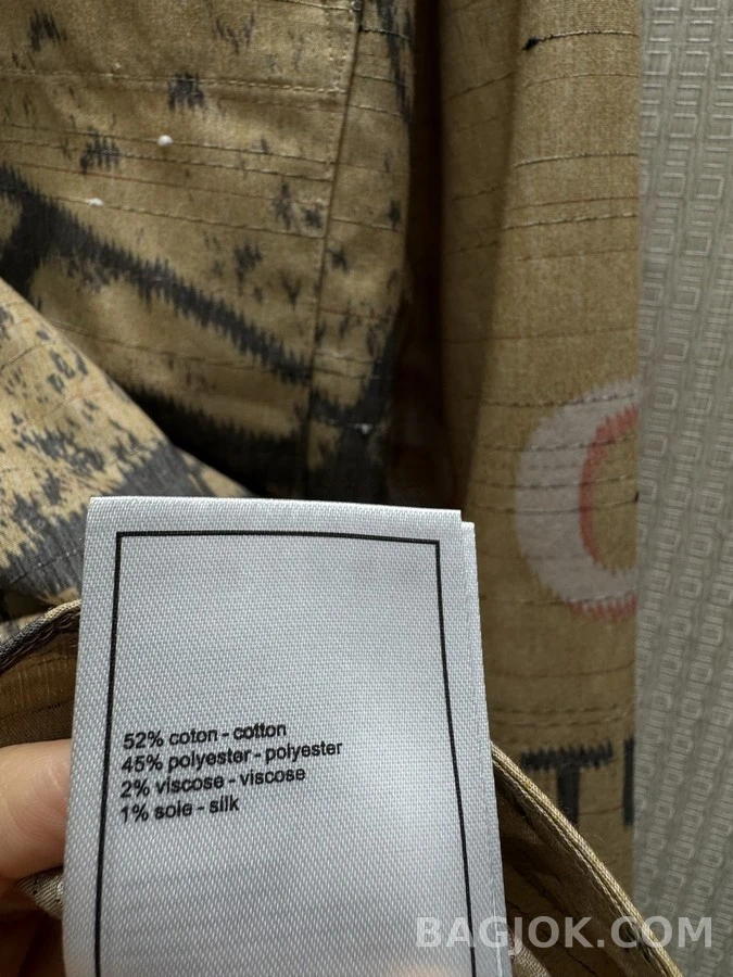 샤넬 샤넬 빈티지 프린트 셔츠 상세 이미지