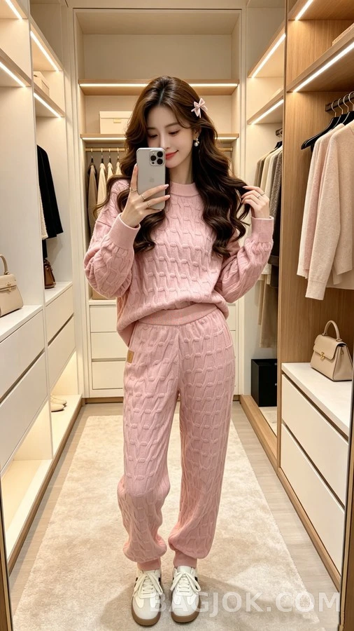 루이비통 루이비통 케이블 니트 팬츠 상세 이미지