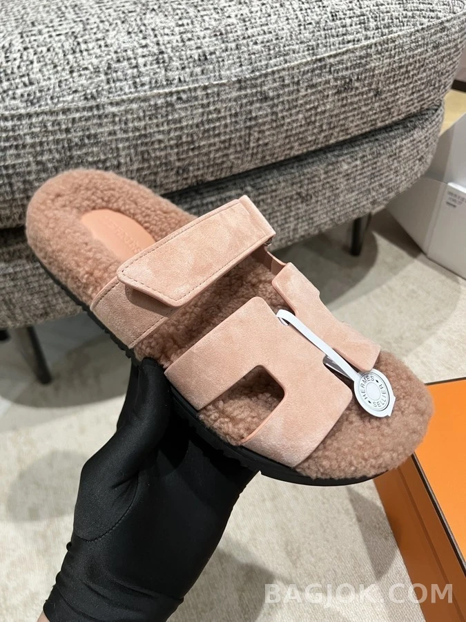 에르메스 에르메스 울 H 스트랩 샌들 상세 이미지
