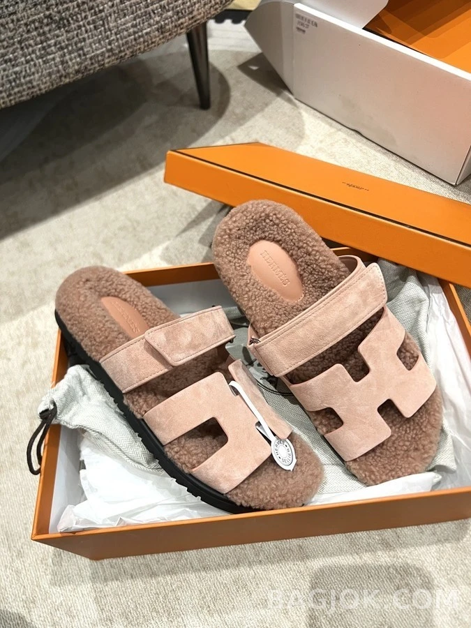 에르메스 에르메스 울 H 스트랩 샌들 상세 이미지