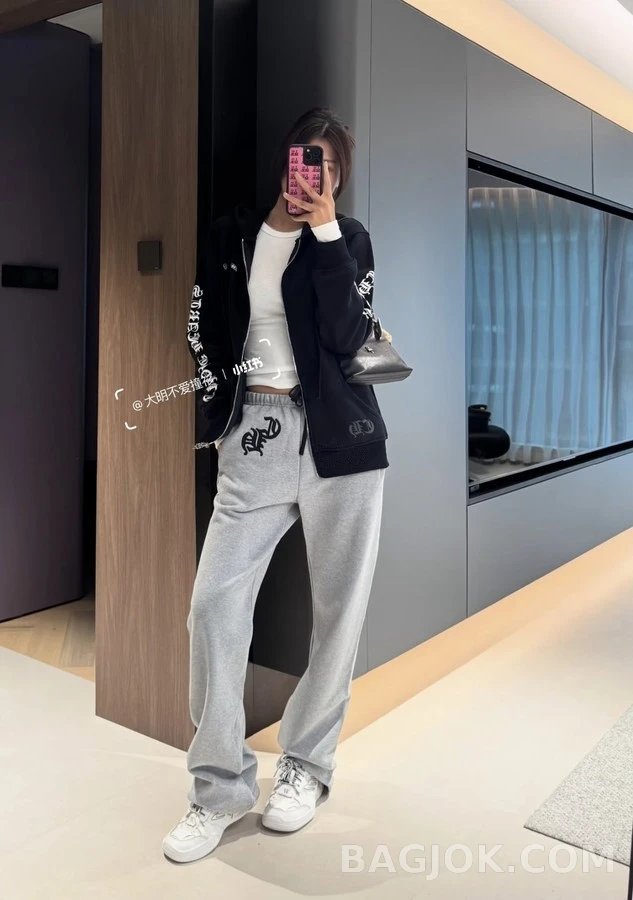 크롬하츠 크롬하츠 CH 레터링 자수 트레이닝 팬츠 상세 이미지
