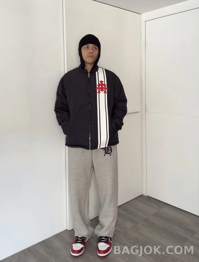 크롬하츠 크롬하츠 CH 레터링 자수 트레이닝 팬츠 상세 이미지