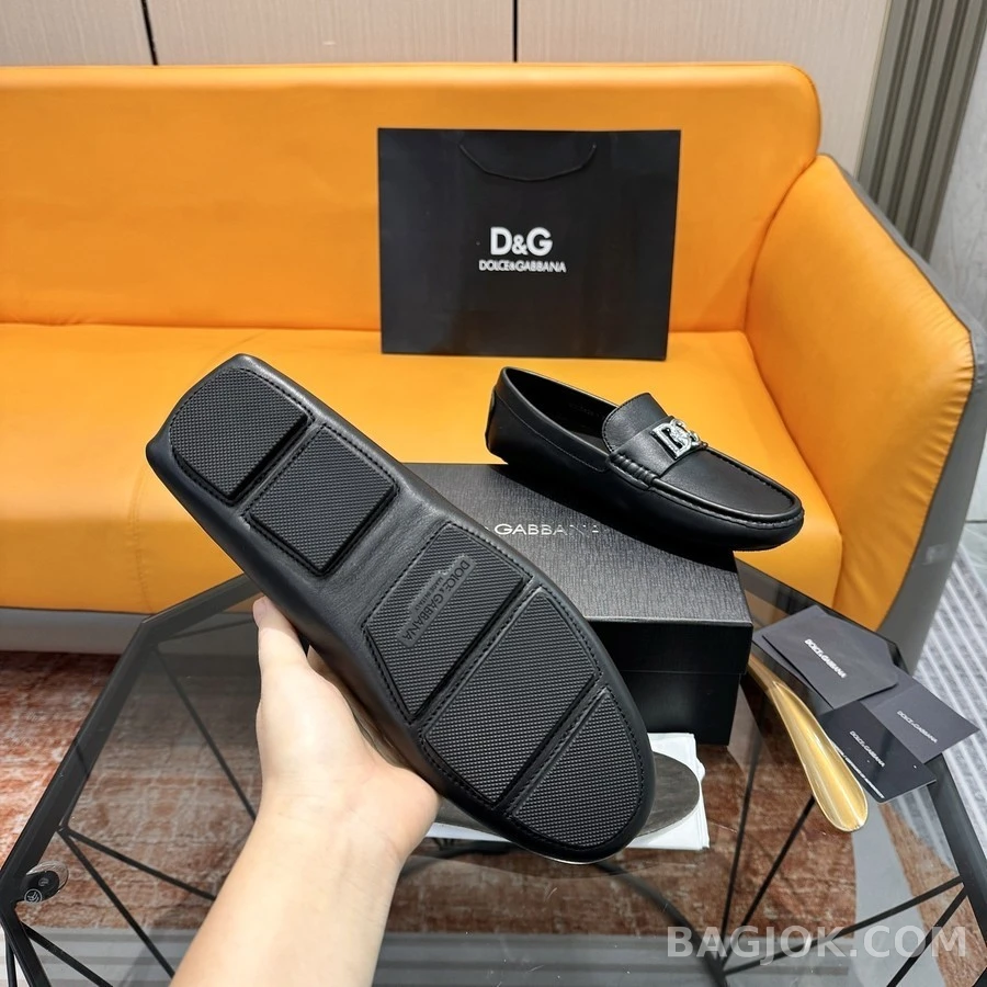 돌체앤가바나 돌체앤가바나 금장 로고 드라이빙 로퍼 상세 이미지