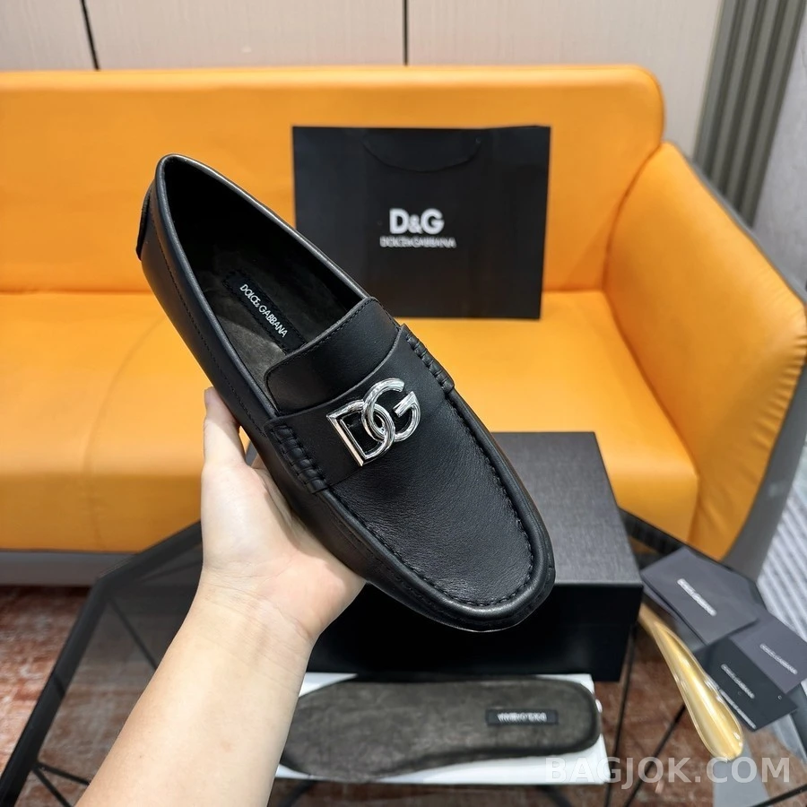 돌체앤가바나 돌체앤가바나 금장 로고 드라이빙 로퍼 상세 이미지