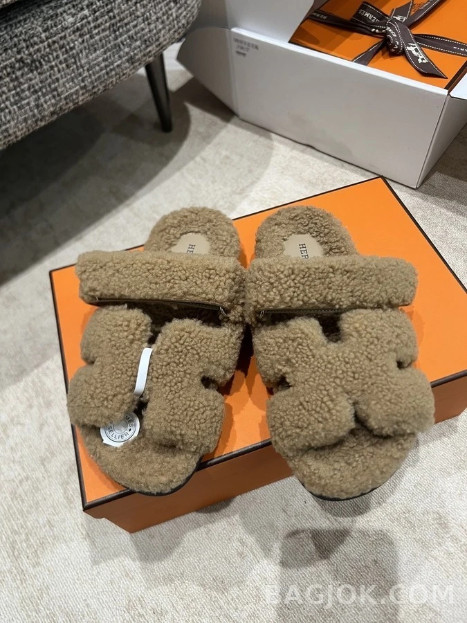 에르메스 에르메스 양모 슬라이드 상세 이미지