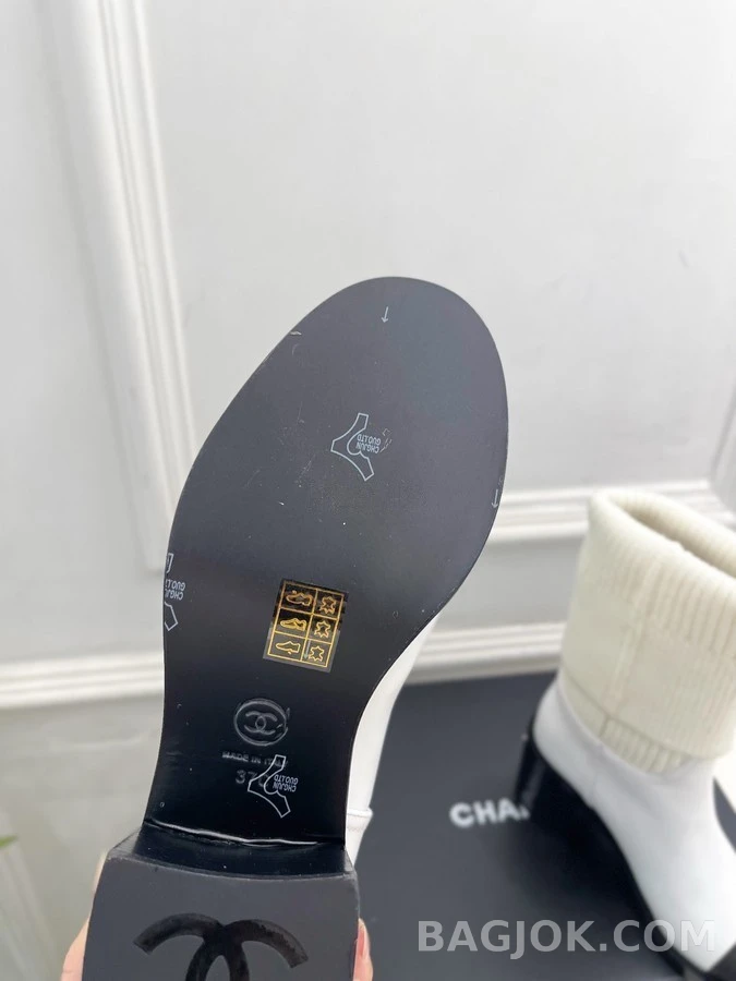 샤넬 샤넬 더블 C 캡토 삭스 부츠 상세 이미지