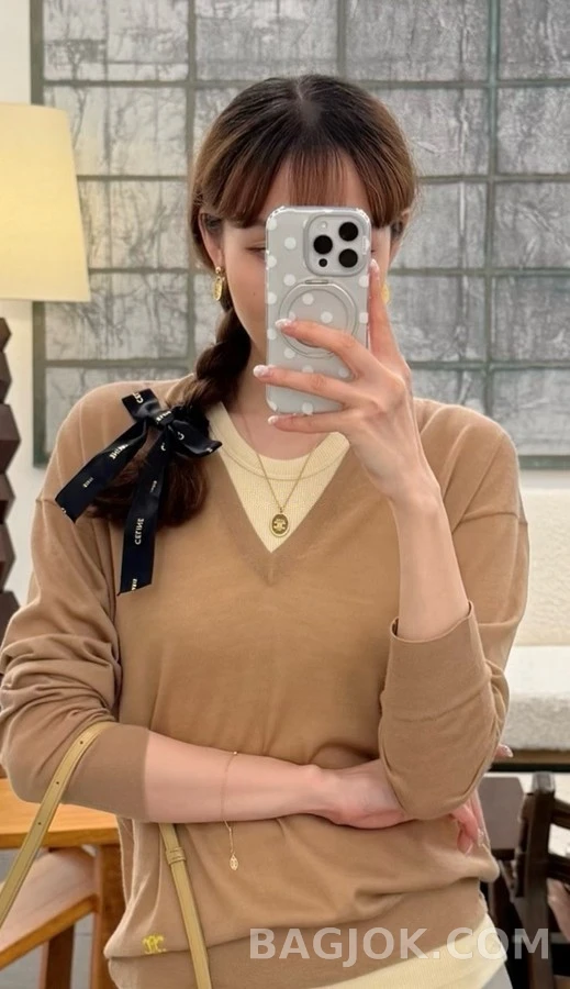 셀린느 셀린느 트리옹프 오벌 펜던트 목걸이 상세 이미지