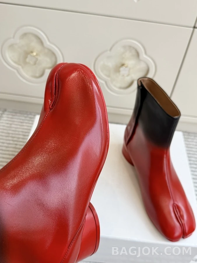 메종 마르지엘라 메종마르지엘라 그라데이션 타비 블록힐 부츠 상세 이미지