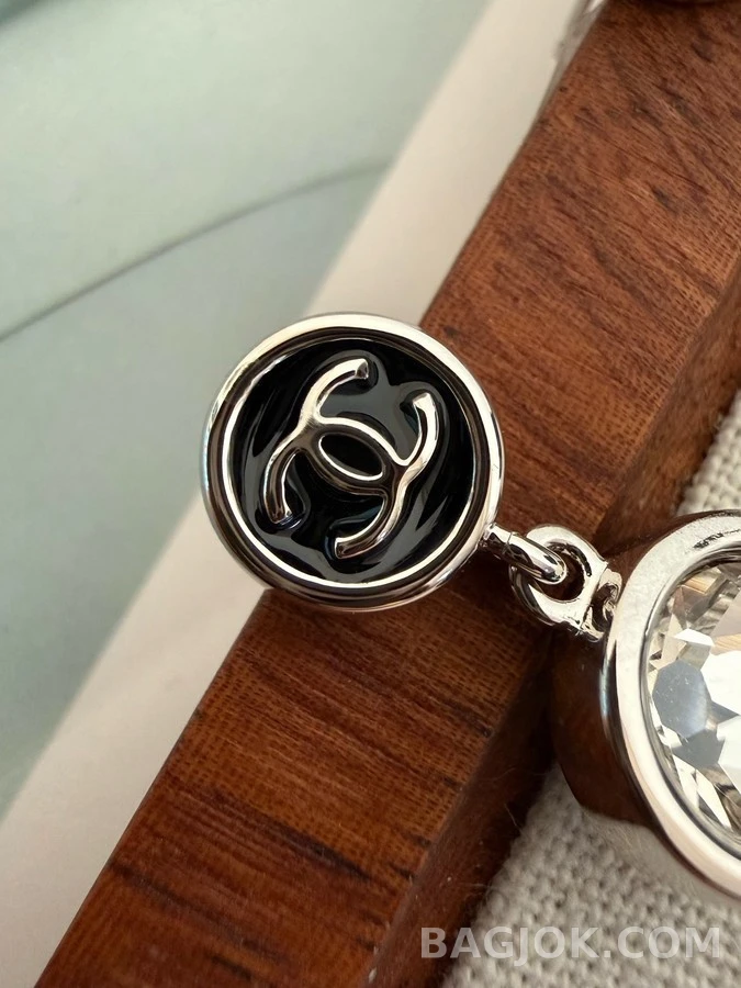 샤넬 샤넬 더블C 보석 드롭 이어링 상세 이미지