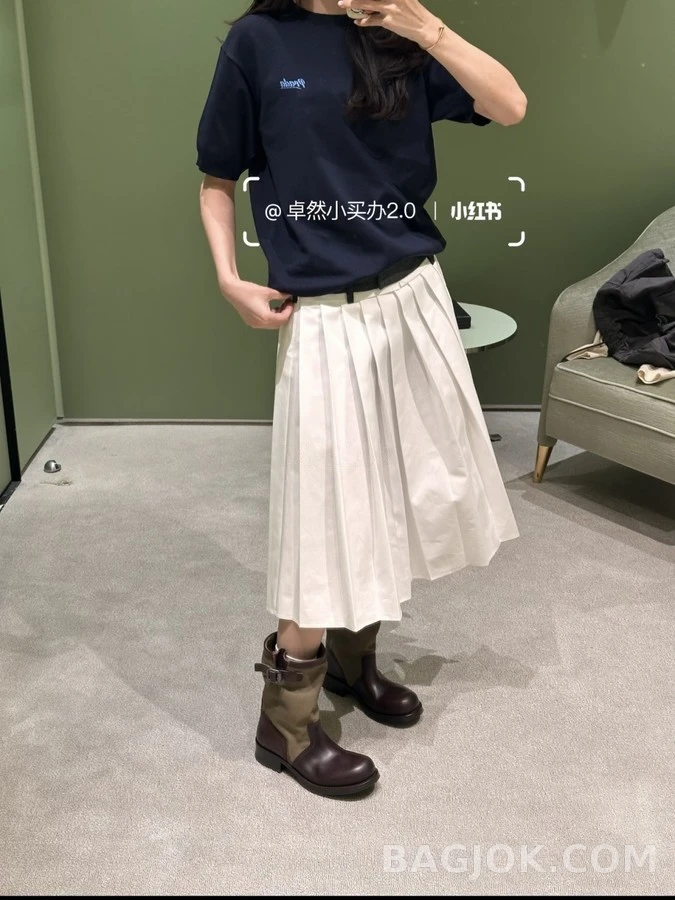 프라다 프라다 캔버스 패치워크 부츠 상세 이미지