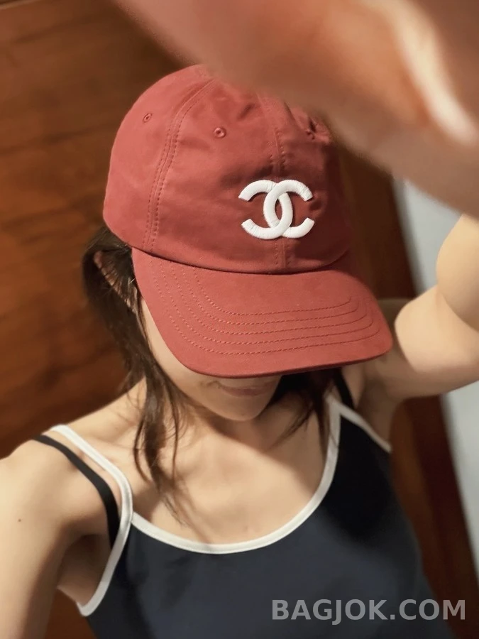 샤넬 샤넬 로고 자수 볼캡 상세 이미지