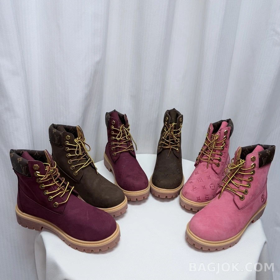 루이비통 루이비통 x Timberland 모노그램 앵클 부츠 상세 이미지