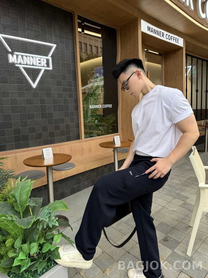 디올 디올 Oblique 자카드 트레이닝 팬츠 상세 이미지