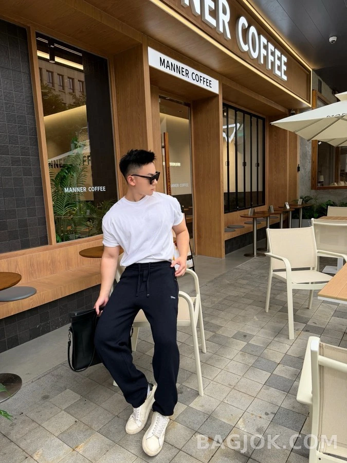 디올 디올 Oblique 자카드 트레이닝 팬츠 상세 이미지