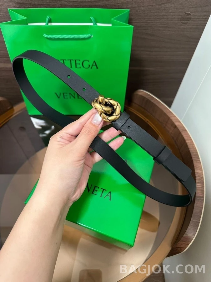 보테가베네타 보테가 베네타 인터트와인드 버클 벨트 상세 이미지