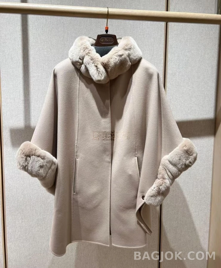 로로피아나 로로피아나 퍼 칼라 케이프 자켓 상세 이미지