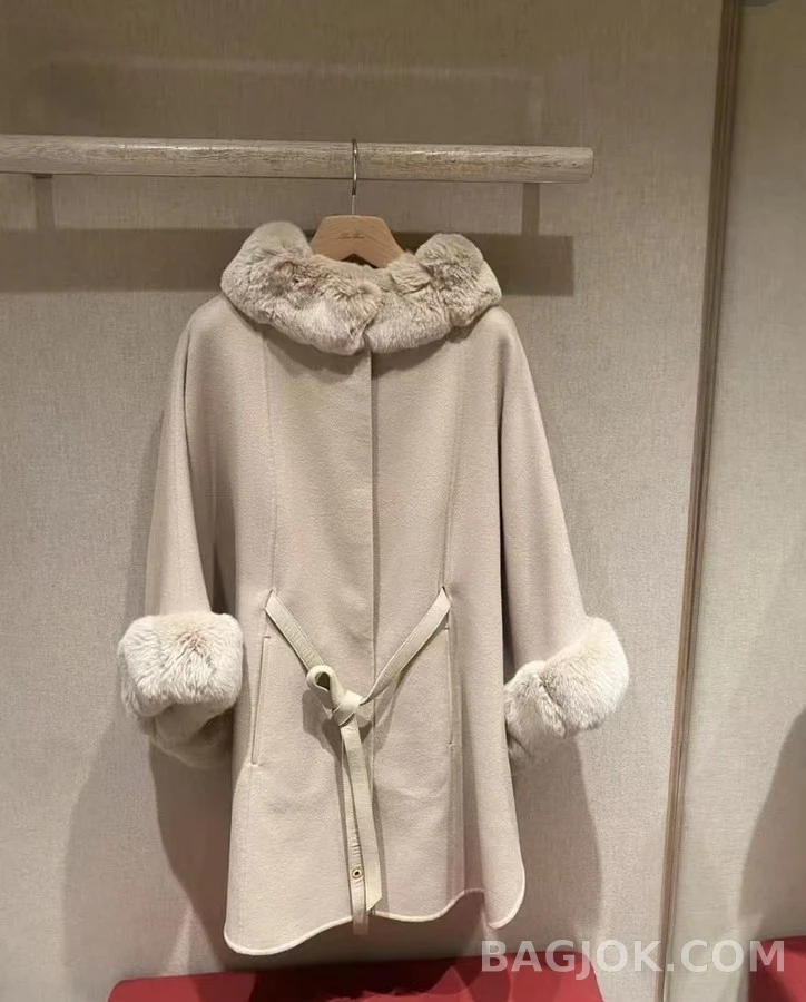 로로피아나 로로피아나 퍼 칼라 케이프 자켓 상세 이미지
