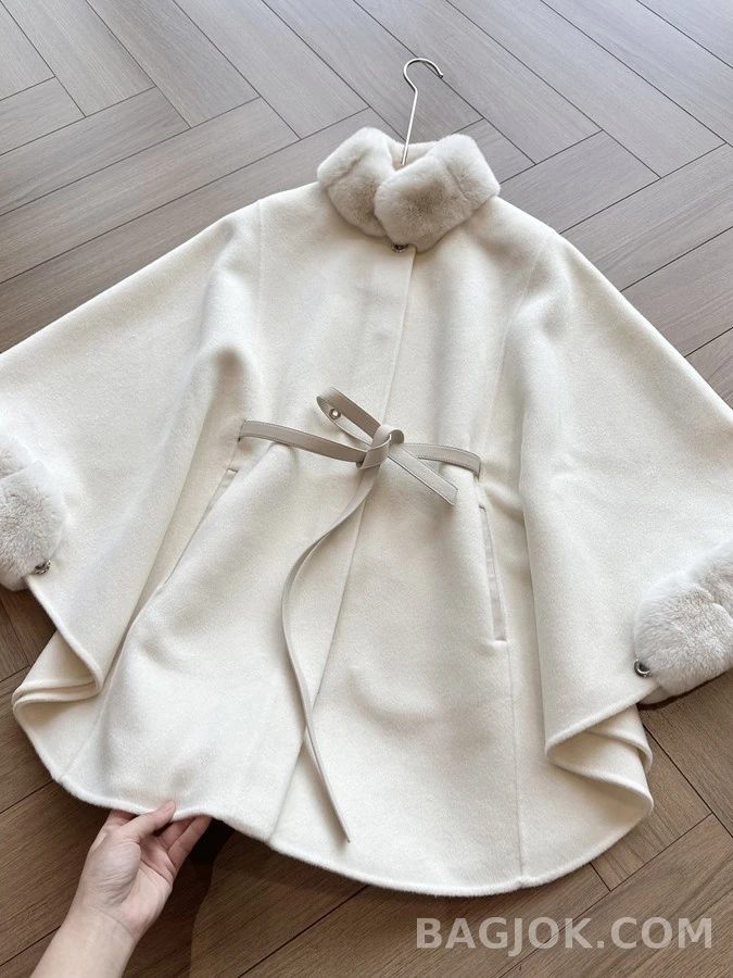 로로피아나 로로피아나 퍼 칼라 케이프 자켓 상세 이미지