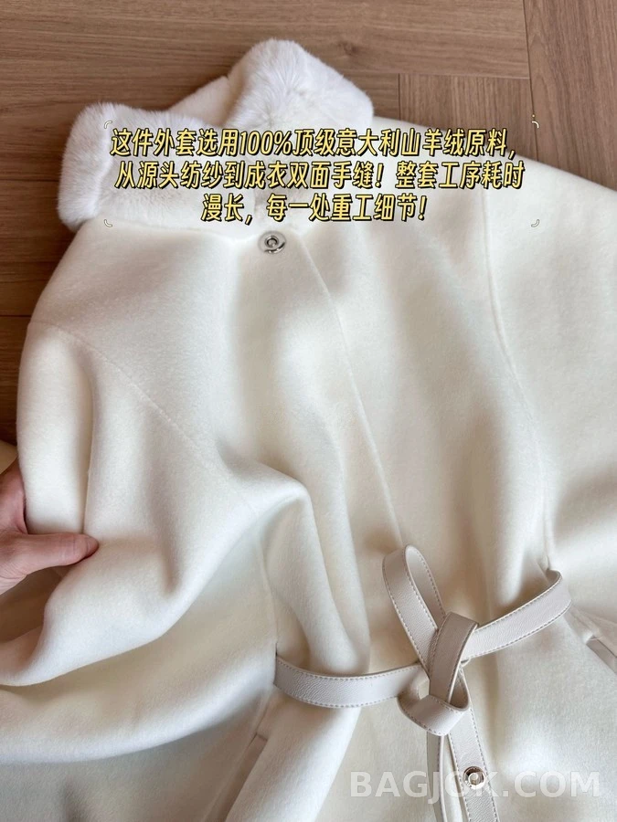 로로피아나 로로피아나 퍼 칼라 케이프 자켓 상세 이미지