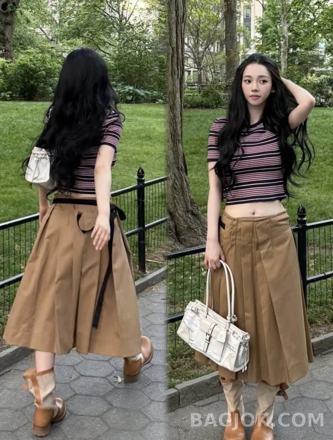 프라다 프라다 캔버스 스플라이싱 부츠 상세 이미지