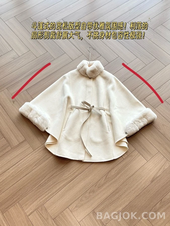 로로피아나 로로피아나 래빗퍼 케이프 자켓 상세 이미지