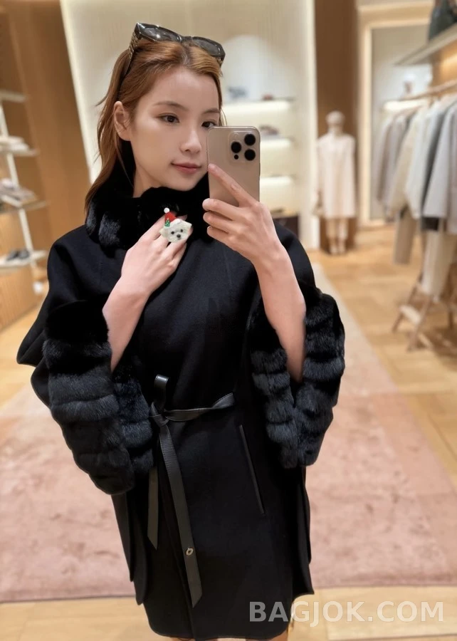로로피아나 로로피아나 래빗퍼 케이프 자켓 상세 이미지